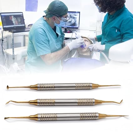 Dental Scalers – 6-Piece Gold Point Set