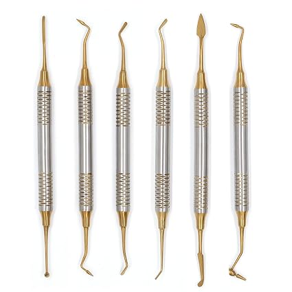 Dental Scalers – 6-Piece Gold Point Set